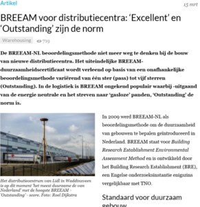 BREEAM voor distributiecentra: ‘Excellent’ en ‘Outstanding’ zijn de norm (Logistiek.nl)